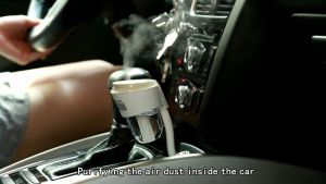 Original Nanum II Car Air Humidifier car Air Purifier Aromatic with 2 USB Charger Ports