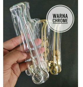 (2biji) Hak Angin Jendela 8 inch / 20 cm Cantolan Jendela Motif Kotak / Bulat / Ulir / dan Cat