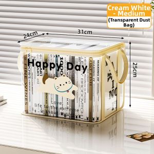Transparent Dust-Proof Book Storage Bag