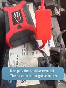 Car Jump Start with Portable Charger and Emergency Starter - จั๊มสตาร์ทรถยนต์ จั๊มสตาร์ท เครื่องชาร์จรถยนต์แบบพกพา อุปกรณ์ช่วยสตาร์ทรถยนต์ พร้อมสต็อก