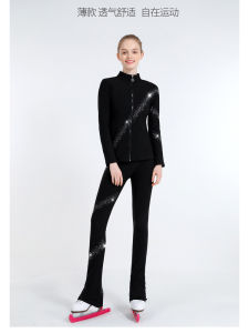 ชุดฝึกซ้อมสเก็ตบอร์ดฤดูใบไม้ผลิและฤดูร้อนสำหรับเด็กผู้หญิง เสื้อผ้าฝึกซ้อมสเก็ตบอร์ดบาง เสื้อผ้าการแสดงสเก็ตบอร์ด