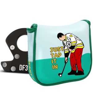 Premium Putt Cover for DF3 Golf Club Protector Putter Headcover with Stylish Carton Pattern Funny Golf Accessories for Dad