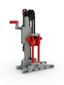 Domestic Little Engineer Robot Assembly Kit Chain Lift Mechanism Educational Toy Blocks Gear Mechanism STEM Learning Tools