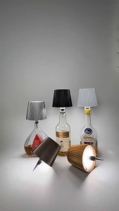 Wireless Touch Control Bottle Table Lamp / Rechargeable Night Light / Creative Three-Tone Light Bottle Lamp