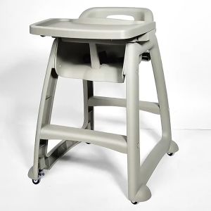 Removable Legs & Adjustable Height Baby High Chair: Soft, Waterproof & Easy to Clean
