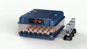 Fully Automatic Incubator 130 Egg Incubator Automatic With Hatcher Chicken Poultry Hatcher Duck And Goose Brooder Digital Humidity Temperature Control Hatching Machine Incubator For Chicken Egg Incubator Egg Automatic 220V/12V Dual Power