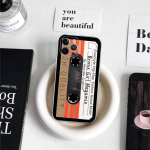 Magnetic Radio Tape Cassette Phone Case for iPhone 17 16 15 8 7 6 6S Plus X SE XR XS 14 11 12 13 Mini Pro Max Mobile Case