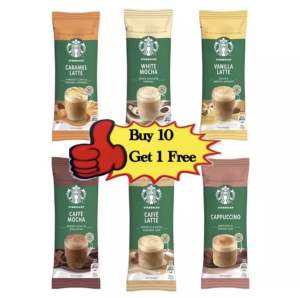 กาแฟสตาร์บั๊ค Instant Starbucks coffee จากตุรกี ราคา ต่อ 1 ซอง (10 แถม1)ตัวแถมทางร้านเลือกให้นะคะ 📌ใช้น้ำร้อนนะคะ