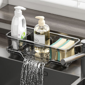Kitchen Rack Drain Rack Sink Rag Basket Countertop Sundry Storage Rack Kitchen Organizer