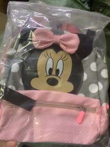 Disney Cartoon Backpack For Baby Boys Girls Minnie Mickey Mouse Children Lovely Schoolbag Kindergarten Schoolbag Kids Gift