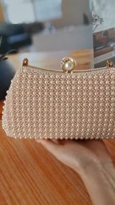 Tas Kondangan Wanita Dompet Pesta Mewah Mutiara Import Branded Premium Elegan Terbaru 2888210-B1