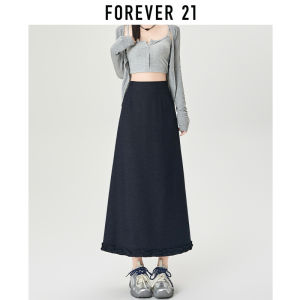 Forever21 | Chân Váy Xòe A-line Đen Cao Giúp Thon Gọn