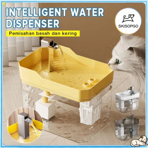 SKISOPGO Pet Stainless Steel Double Bowl Non-Slip Food Water Bowls Anti-Spill Dog Cat Bowl Eco Friendly