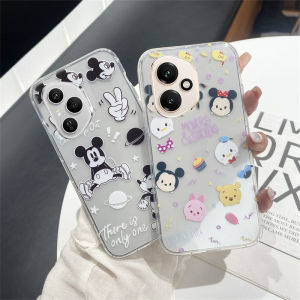 New Phone Case Honor 400 Pro Honor 200 Pro Lite 90 Lite 70 5G Ins Fashion Trend Cartoon Couple Casing Transparent Anti-fall Shockproof Soft Cover 2025