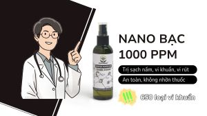 Nano Bạc - Diệt sạch nấm vi khuẩn hoa hồng hoa lan thương hiệu Docneem