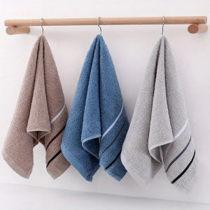 1pc Tricolor Towel - Soft Absorbent Quick-Drying for Home Outdoor Use Ideal for Family Friends