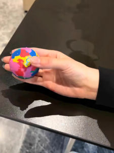 Creative Stress Relief Bouncing Bowl Outdoor Sports Intelligence Toys for Boys And Girls Elastic Prank Gift Toy Bouncing Bowl