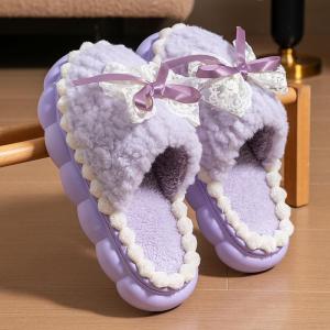 BAIXITANG | New Winter Warm Fleece Slippers Non-slip