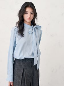 เสื้อเชิ้ตแขนยาวผู้หญิง ชุดสองชิ้น ชุดทำงานสไตล์ฝรั่งเศส ชุดกระโปรงสั้น ชุดแฟชั่น ชุดทำงาน ชุดทำงาน ชุดทำงาน