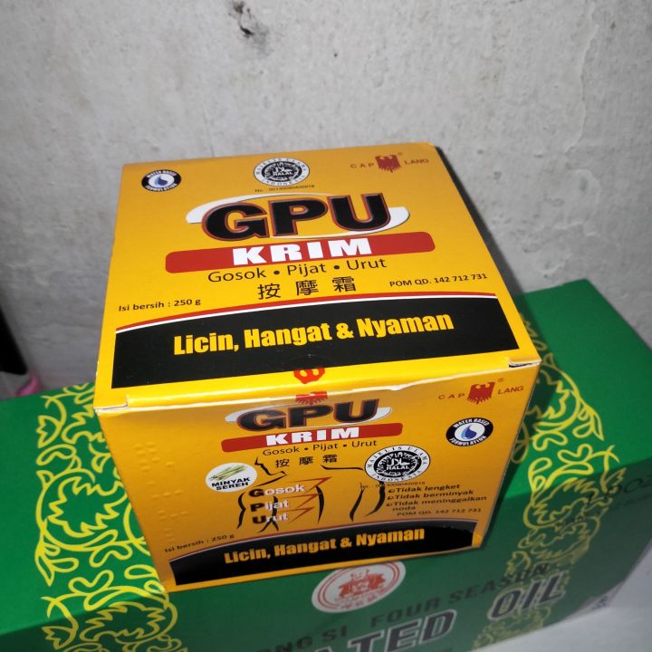GPU krim 250gr licin hangat dan nyaman | Lazada Indonesia