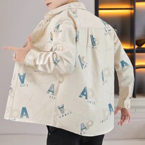 Áo Sơ Mi Cotton Dài Tay Cho Nam Mùa Xuân Thời Trang Thanh Thiếu Niên Áo Khoác Ngoài Dày Cho Học Sinh Trung Học Phổ Thông Và Trung Học Cơ Sở