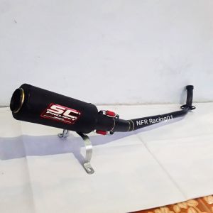 Knalpot Racing SC PROJECT Supra x 125 Karisma Revo Blade Jupiter Astrea Vega Shogun Smash