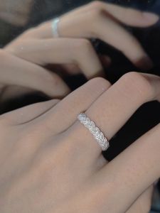 Classic Chinese Style Silver 999 Ring Floral Wire Design Womens Fashion Jewelry Ethnic Heritage Lu Shengfu Couples Ring