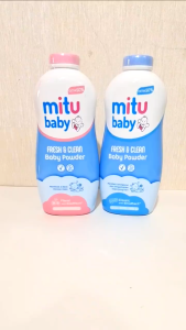 MITU BABY Powder 200+100gram > 100+50 gr > 50+25gr Fresh & Clean Bedak Tabur Bayi