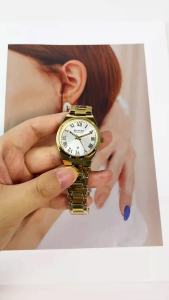 CURREN Brand Womens Stainless Steel Strap Watch with Roman Numerals Elegant & Grand Perfect Gift with Box
