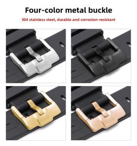 Collaboration Edition Silicone Arc Snoopy Watchband Compatible with  Medium Thickness Matte Finish Buckle Clasp