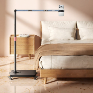 JIAHUACAI | Extendable Bedside Mobile Phone/Tablet Stand On Wheels