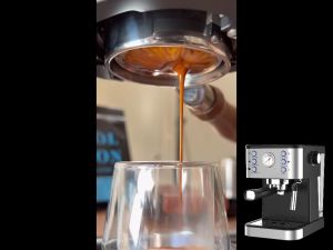 LAHOME Coffee Maker Hot Cold Kualitas Terbaik Mesin Kopi Espreso Otomatis Mesin Kopi Seduh Dingin Pembuih Susu Otomatis Mati 20 Bar Cerdas Espresso Coffee Make Machine