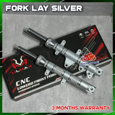 Y15ZR Y16ZR LC135 NVX155 ULMAX FORK LAY / CUTTING STANDARD FORK CNC LOWER 1.5INCH NVX Y15 Y16 LC 4S 5S 1.5INCI STD FORK SILVER GOLD AEROX ACCESSORIES