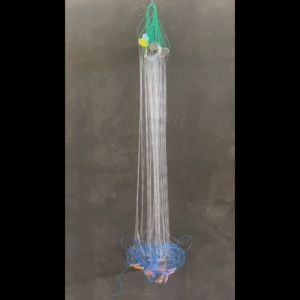 Jaring ikan siap pakai tinggi 1m panjang 10m pemberat lanting tanah (bahan seperti genteng) jaring pukat jaring ikan murah jaring kambangan