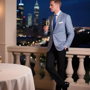 1 Piece Blazer High Quality Coat Formal Travel Mens Jacket Suits Fashion Single Breasted Shawl Lapel Slim Fit