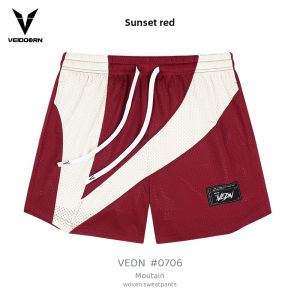 Veidoorn | Summer Loose Training Basketball Shorts Mens Mesh Sport Pants