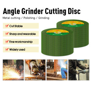 50PCS Metal Cutting Disc 107x107x1.2mm Angle Grinder Cutting Wheel Stainless Steel Double Mesh Ultra-Thin Resin Ten Thousand Blade Cutting Blade