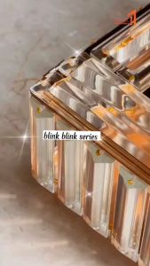 Topaz Blink kotak tissue make up kaca kristal gold premium mewah elegant estetik