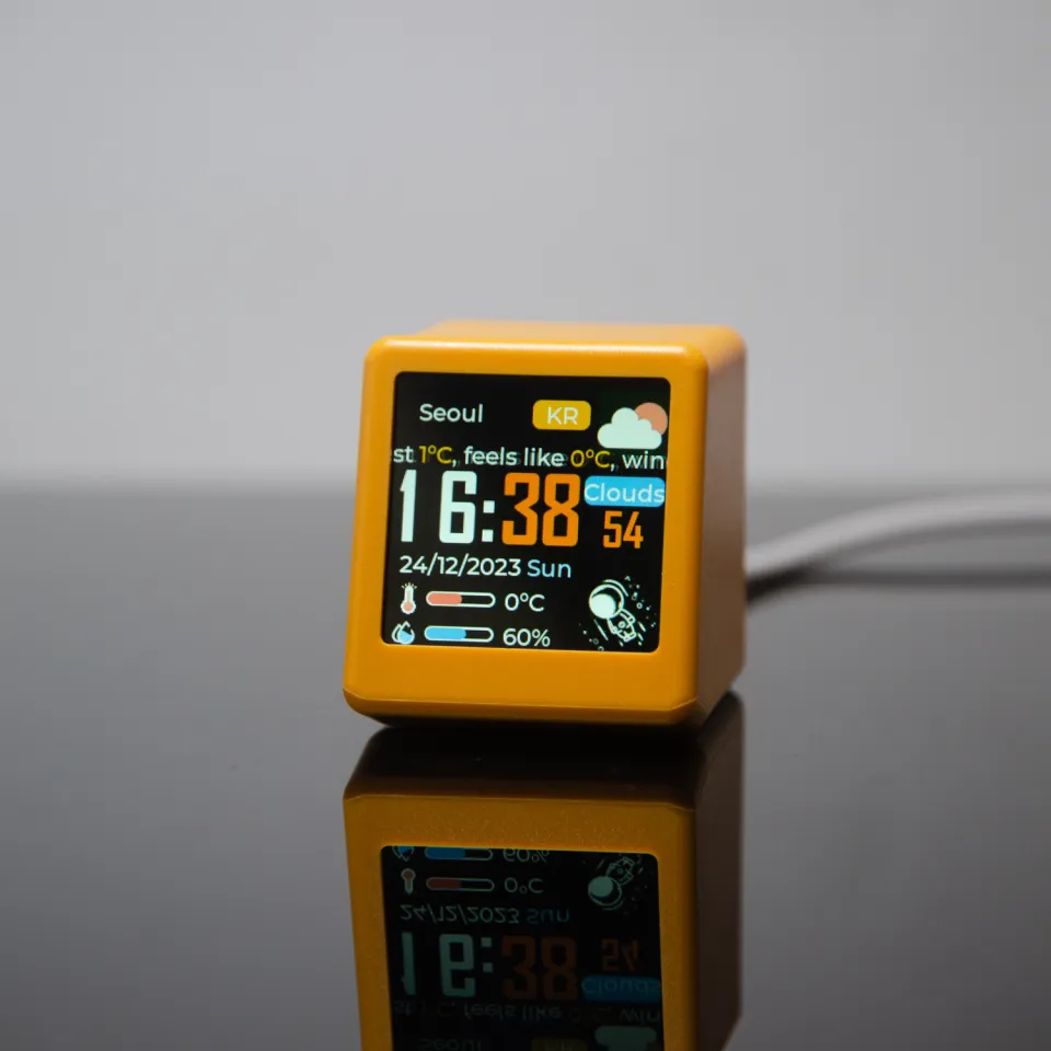 GeekMagic PRO BitCoin Stock Price Tracker Ticker Cryptocurrency in Real  Time On Desktop Gadget BTC ETH DOGE Weather Clock | Lazada Singapore