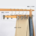 Solid Wood Clothes Hanger Home Hotel Wardrobe Clothes Drying Rack No Trace Anti-Slip Trouser Hanger for Clothing Store. 
