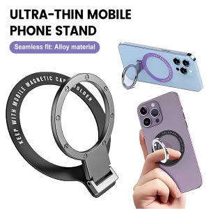Y100 Metal Adhesive Phone Ring Holder Stand | Foldable 360° Kickstand for All Phones⚡PH deliveryIn stock⚡