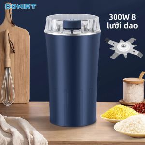 Máy Xay Cà Phê Điện 8 Lưỡi Dao Bằng Thép Không Gỉ Máy Xay Ngũ Cốc Cho Các Loại Hạt Thảo Mộc - Máy Xay Nhà Bếp Tốc Độ Cao 300W