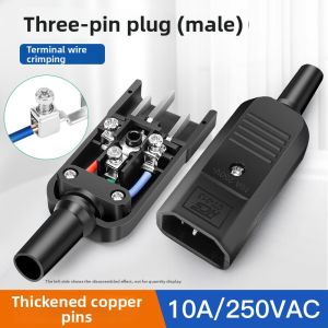 kuicc | Screw Connection Non-welding Pin Socket AC Power Plug