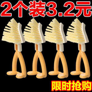 Foldable Triangle Short Handle Cleaning Brush for Home Use Stove Pot Gap Cleaner Kitchen Utility Brush Durable Household Tool