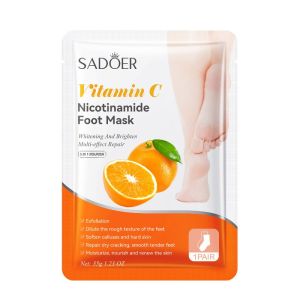 PERWARM Mặt Nạ Lột Chân Lô Hội Tẩy Tế Bào Chết Gót Chân Miếng Dán Loại Bỏ Vết Chai Chân Dụng Cụ Tẩy Da Chết Vớ Chăm Sóc Chân (P7A)