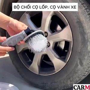 Chổi Cọ Rửa Vệ Sinh Vành Mâm Bánh Xe Hơi Xe Máy Chuyên Dụng Bàn Chải Chà Rửa Lốp Xe Đa Năng