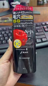 Dầu tẩy trang AHA Cleansing Research BLACK Oil Cleansing (180ml) - Nhật Bản