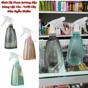 Bình Xịt Phun Sương Mịn Dùng Cặt Tóc Tưới Cây Màu Ngẫu Nhiên Dung Tích 500ml.