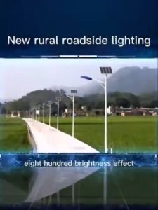 Solar Light Outdoor Waterproof Street Light Remote Control Spotlight Flood Bright Timing Led Street with solar panel