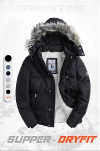 Áo Khoác nam Phao Nam GrayHomme (6 màu) Chần Bông Chống Nước Cao Cấp Siêu Nhẹ Siêu Ấm fom Ôm Vừa Trẻ Trung (CF2001)